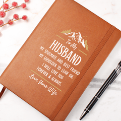 My Soulmate and Best Friend - Leather Journal